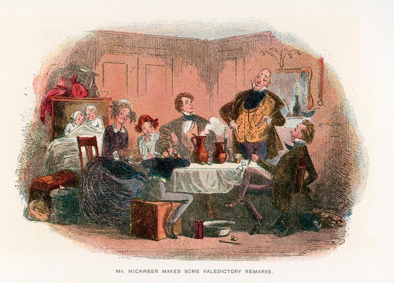Illustration für David Copperfield von Hablot Knight Browne