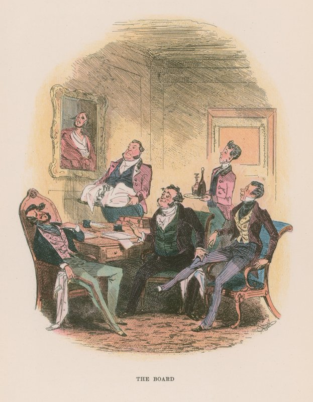 Illustration für Martin Chuzzlewit von Hablot Knight Browne