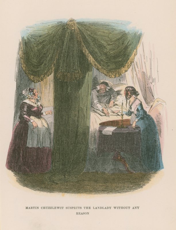 Illustration für Martin Chuzzlewit von Hablot Knight Browne