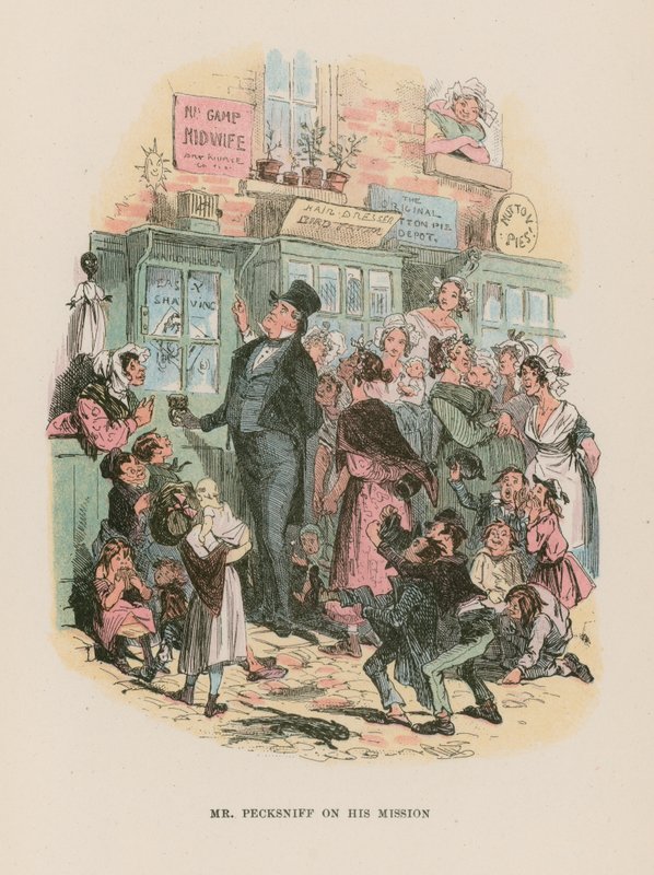 Illustration für Martin Chuzzlewit von Hablot Knight Browne