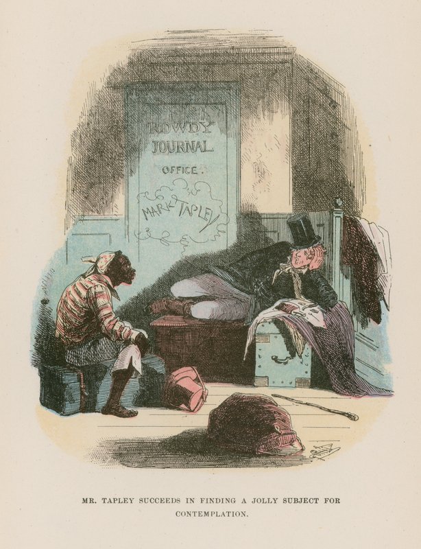 Illustration für Martin Chuzzlewit von Hablot Knight Browne