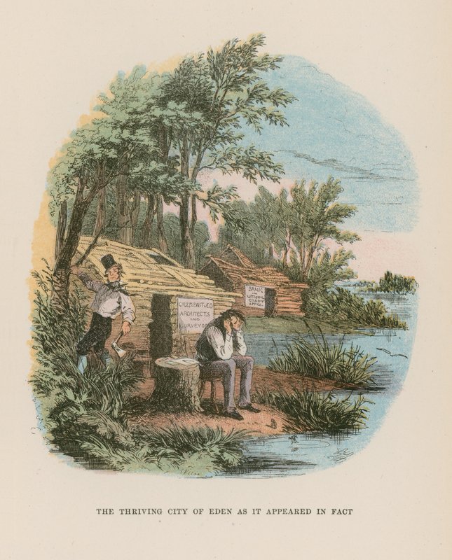 Illustration für Martin Chuzzlewit von Hablot Knight Browne