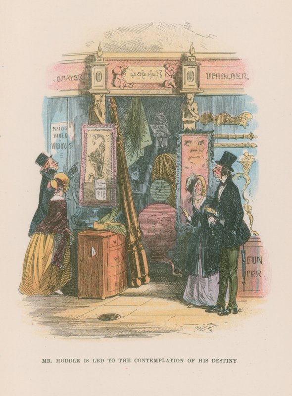 Illustration für Martin Chuzzlewit von Hablot Knight Browne
