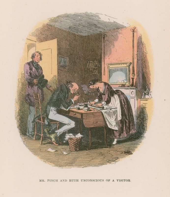 Illustration für Martin Chuzzlewit von Hablot Knight Browne