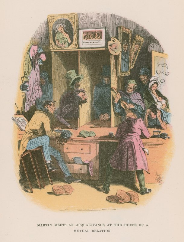 Illustration für Martin Chuzzlewit von Hablot Knight Browne