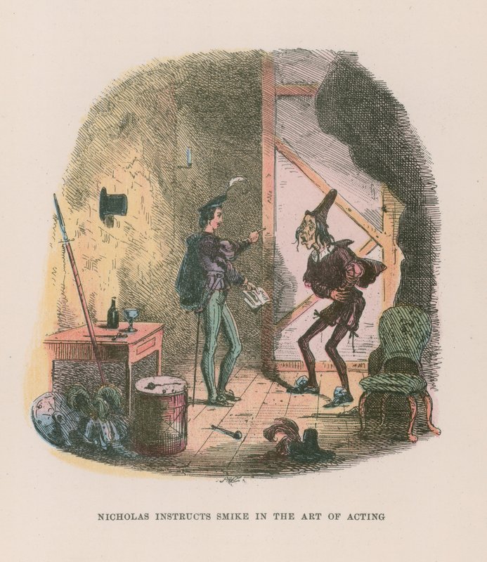 Illustration für Nicholas Nickleby von Hablot Knight Browne