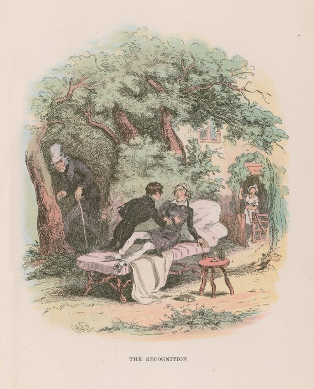 Illustration für Nicholas Nickleby von Hablot Knight Browne