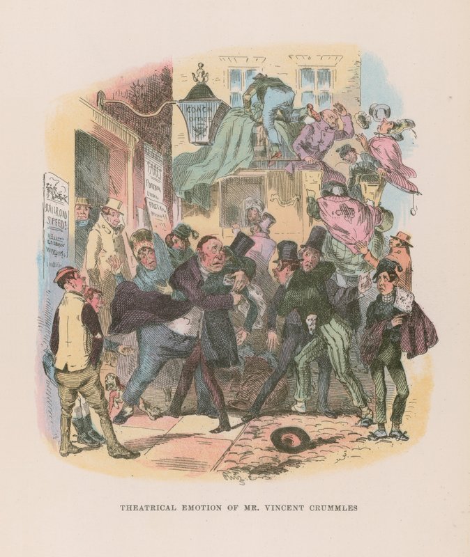 Illustration für Nicholas Nickleby von Hablot Knight Browne