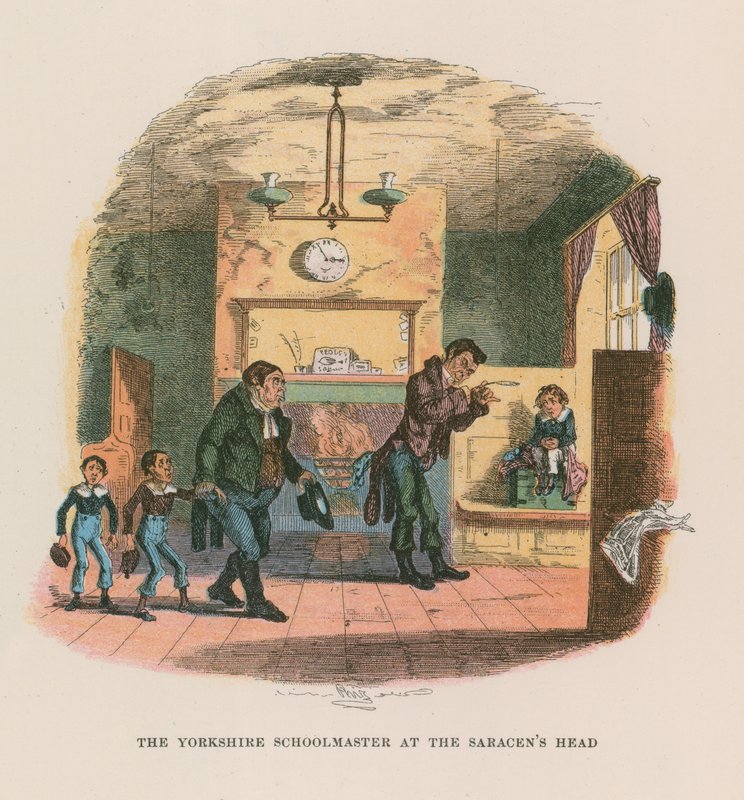 Illustration für Nicholas Nickleby von Hablot Knight Browne