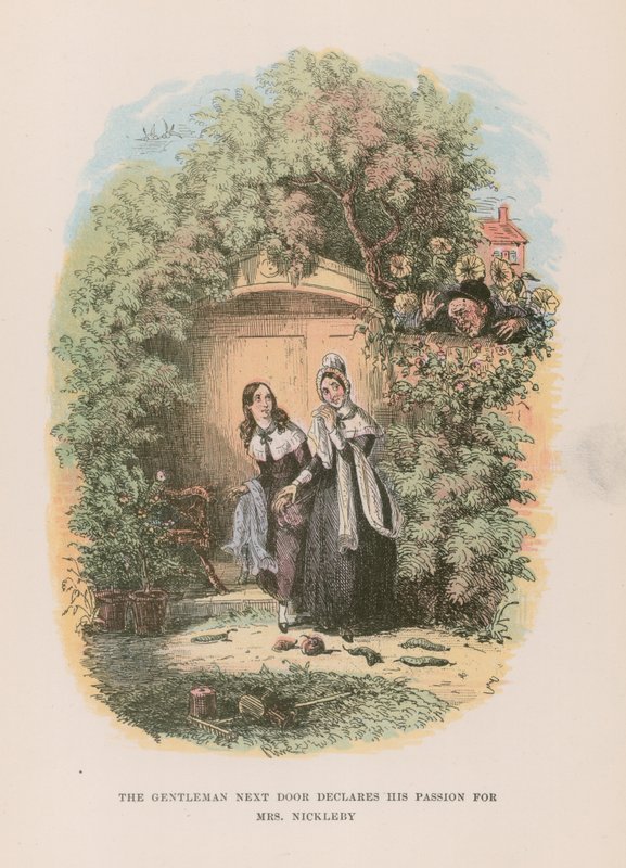 Illustration für Nicholas Nickleby von Hablot Knight Browne