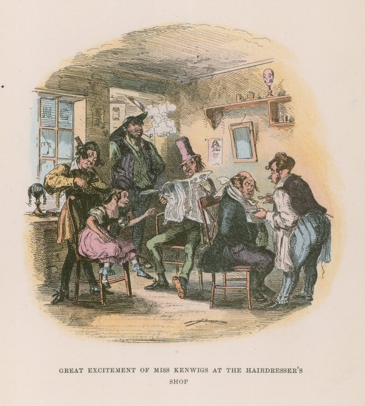 Illustration für Nicholas Nickleby von Hablot Knight Browne
