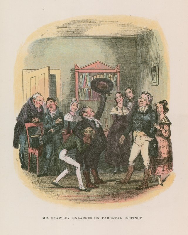 Illustration für Nicholas Nickleby von Hablot Knight Browne