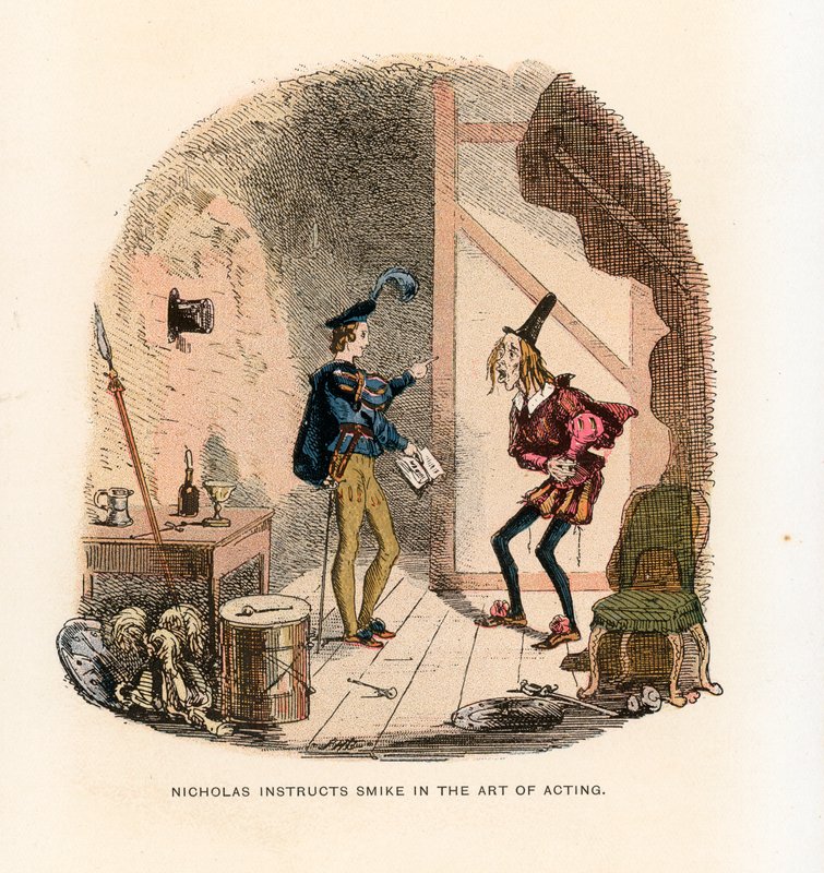 Illustration für Nicholas Nickleby von Hablot Knight Browne