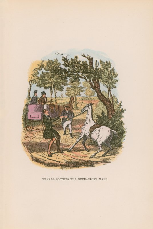 Illustration für Pickwick Papers von Hablot Knight Browne