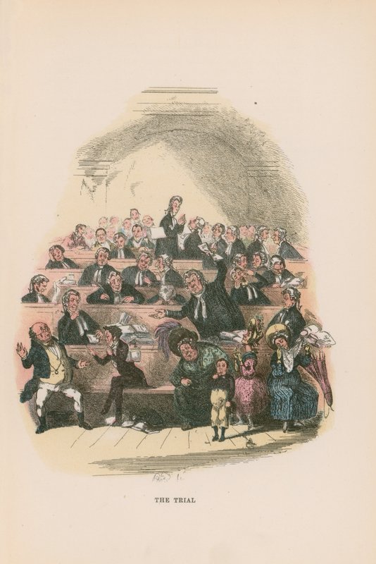 Illustration für Pickwick Papers von Hablot Knight Browne