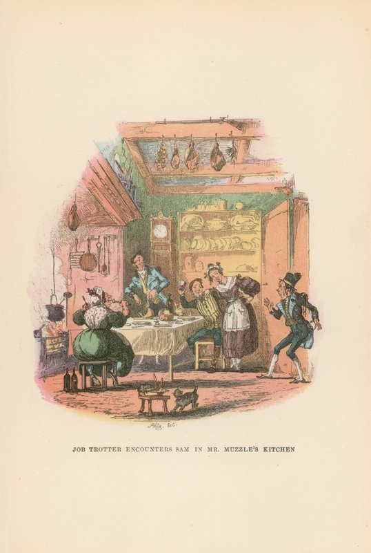 Illustration für Pickwick Papers von Hablot Knight Browne