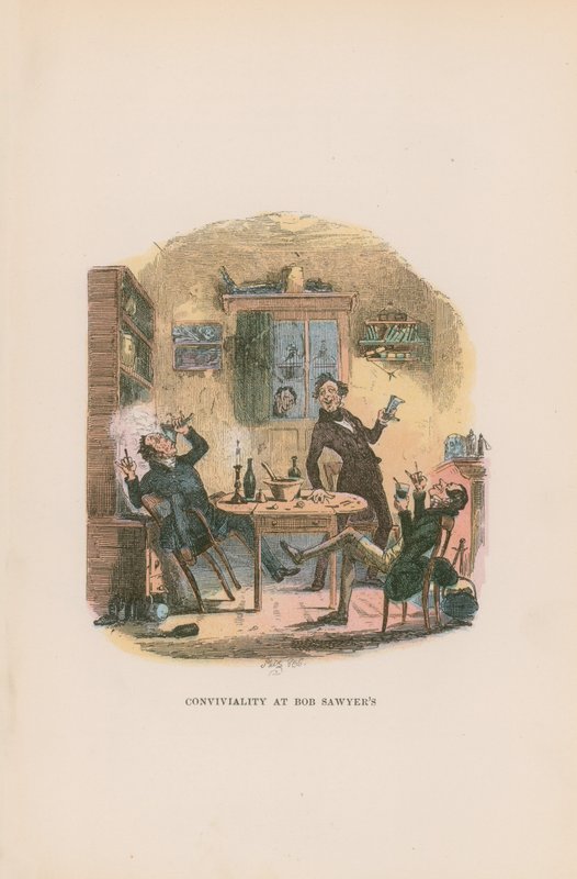 Illustration für Pickwick Papers von Hablot Knight Browne
