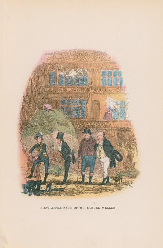 Illustration für Pickwick Papers von Hablot Knight Browne