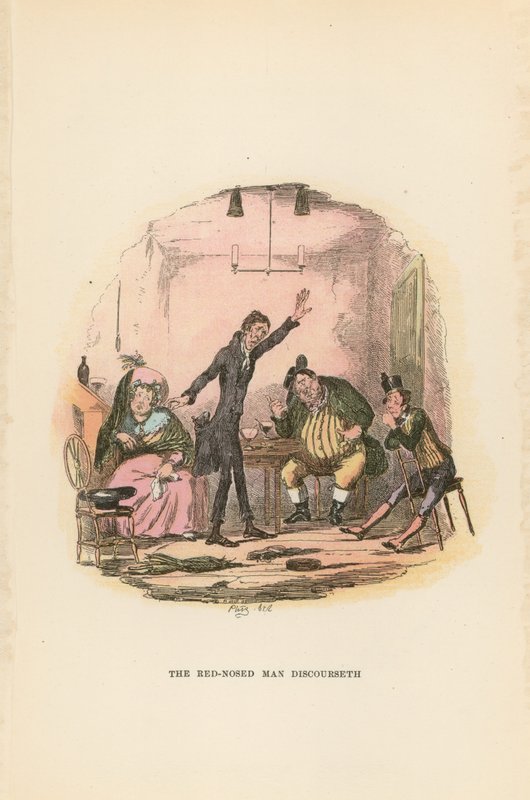 Illustration für Pickwick Papers von Hablot Knight Browne