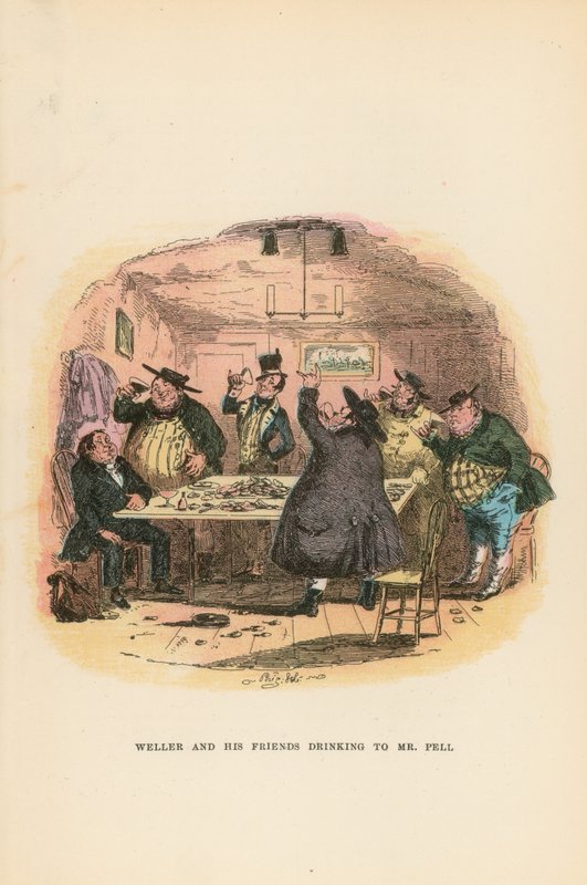 Illustration für Pickwick Papers von Hablot Knight Browne