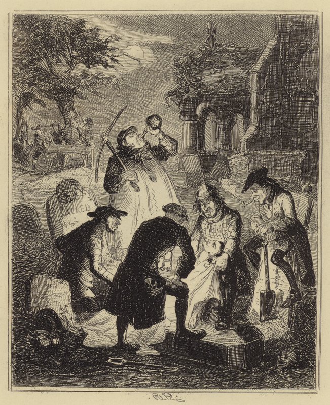 Resurrectionisten von Hablot Knight Browne