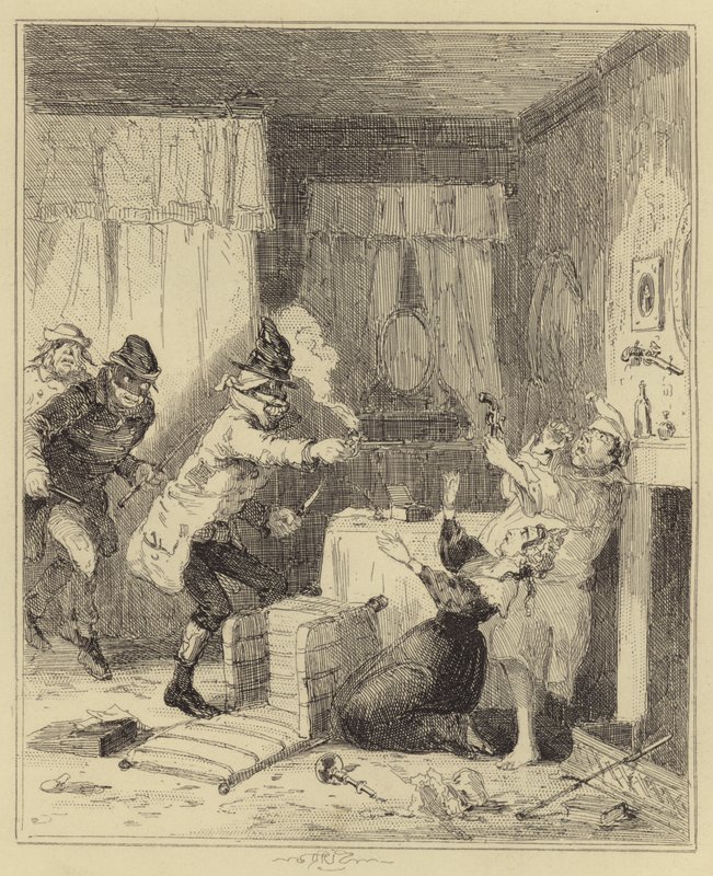 Die Einbrecher von Hablot Knight Browne