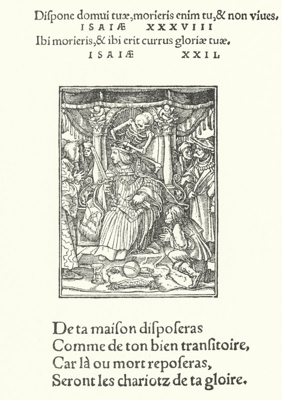 Der Kaiser (Gravur) von Hans (after) Holbein the Younger