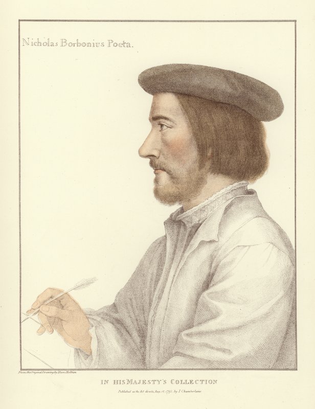 Nicholas Borbonius von Hans Holbein der Jüngere