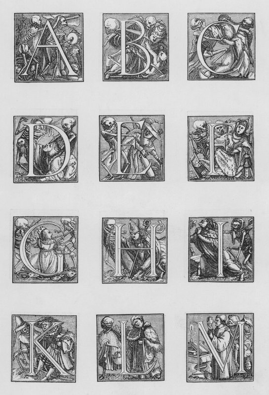 Holbeins Alphabet von Hans after Holbein the Younger