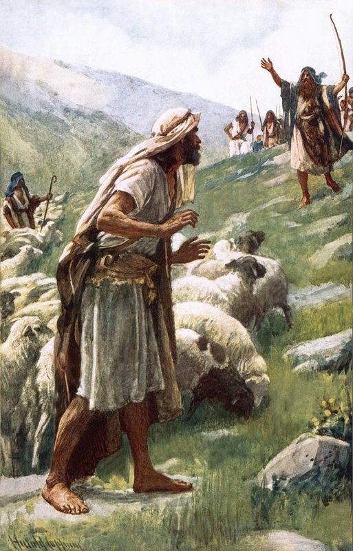 Jakob und Esau von Harold Copping