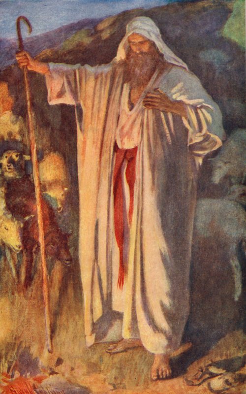 Altes Testament: Der brennende Dornbusch von Harold Copping