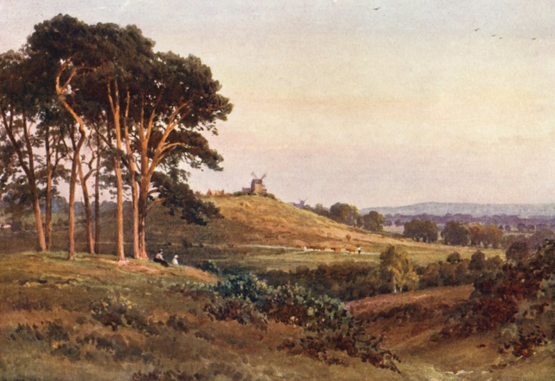 Reigate Heath, Abend von Harold Sutton Palmer