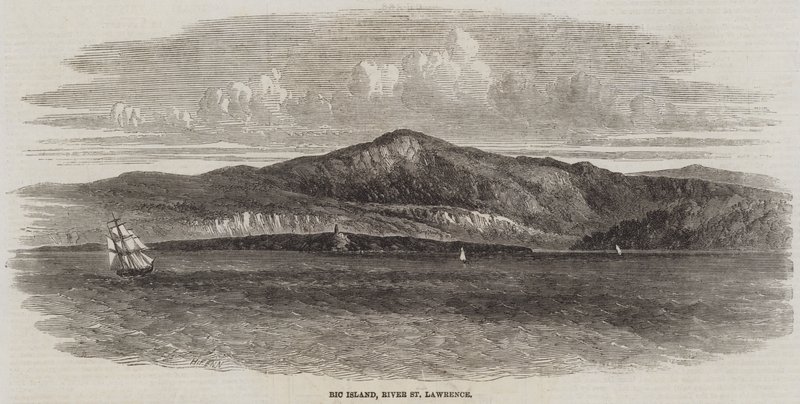 Bic Island, St. Lawrence River von Harry Fenn