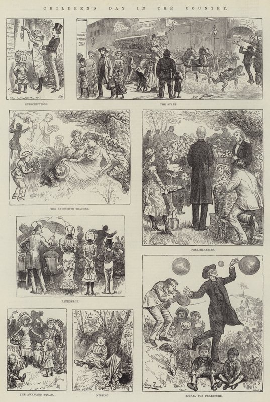 Kindertag auf dem Land von Harry Furniss