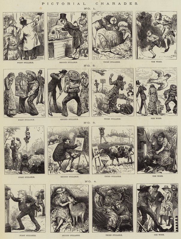 Bildliche Scharaden von Harry Furniss