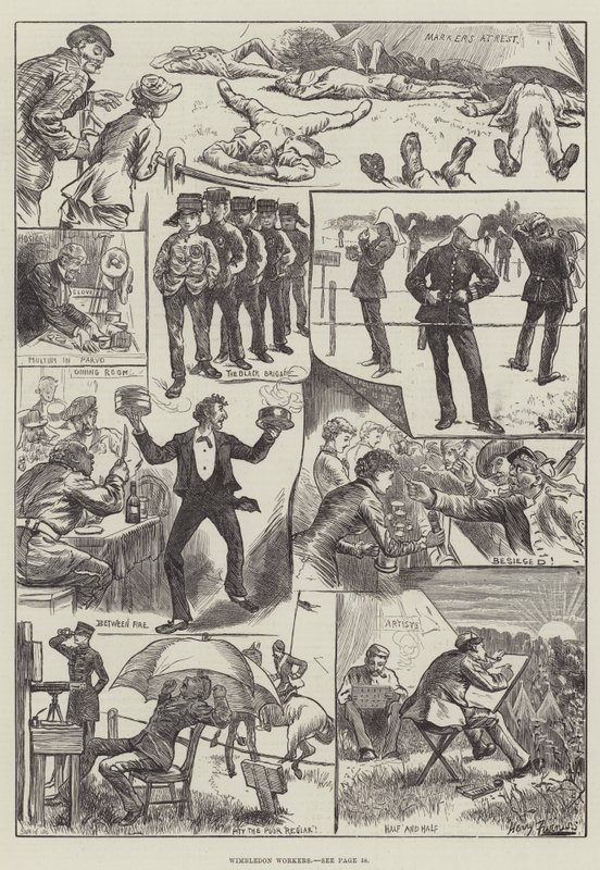 Wimbledon-Arbeiter von Harry Furniss
