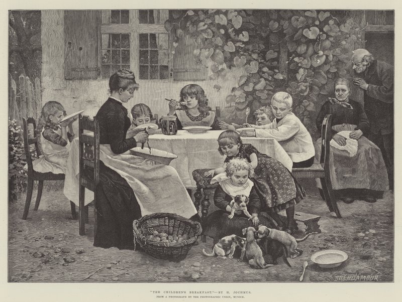 Das Frühstück der Kinder von Harry Jochmus