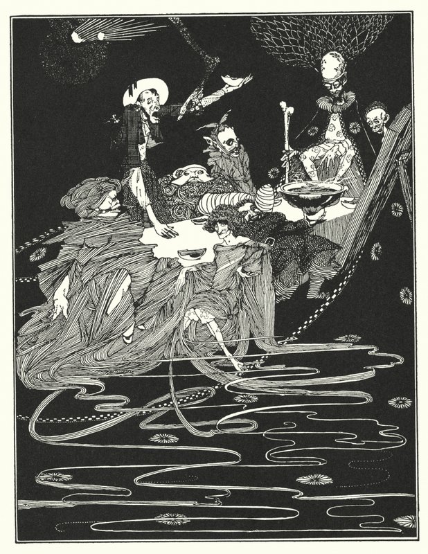 Edgar Allan Poe: König Pest von Harry Clarke