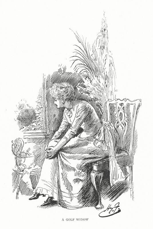 Golf: Eine Golfwitwe von Harry Furniss