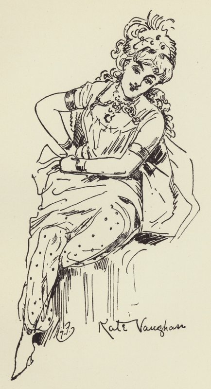 Kate Vaughan von Harry Furniss