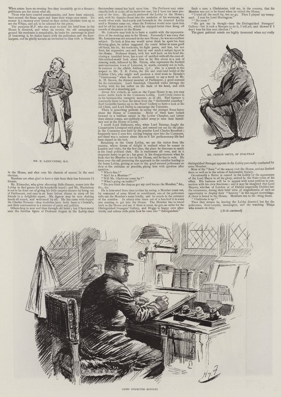 Leben im Parlament, Fremde im Haus von Harry Furniss