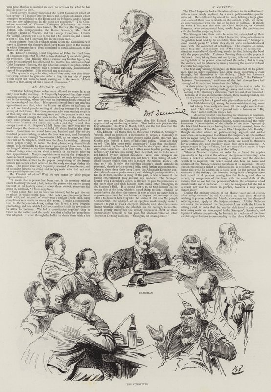 Leben im Parlament, Fremde im Haus von Harry Furniss