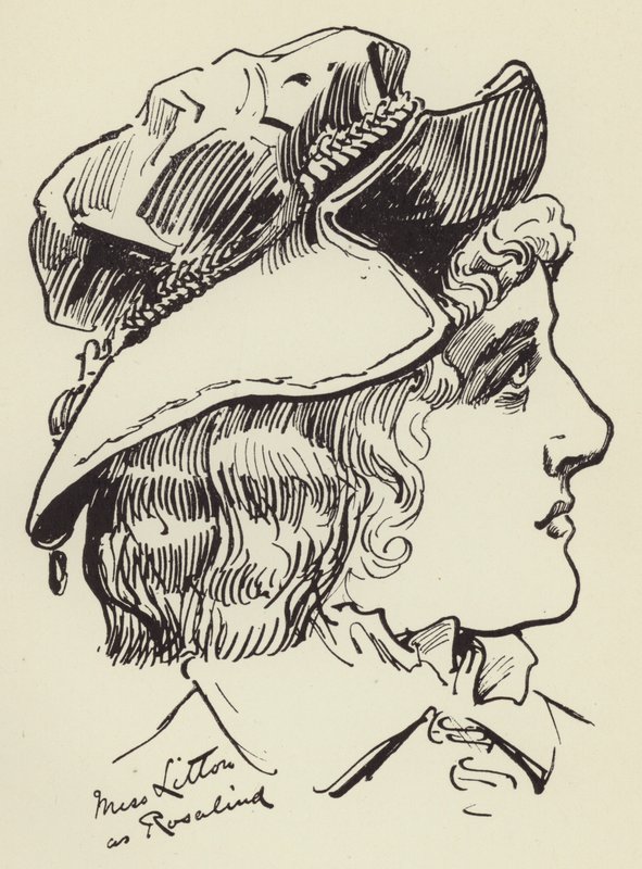 Miss Litton als Rosalind von Harry Furniss