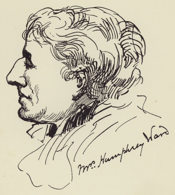 Mrs Humphrey Ward von Harry Furniss