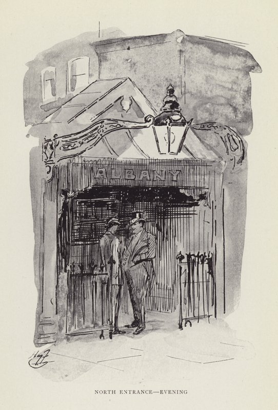 Nordeingang, Abend von Harry Furniss