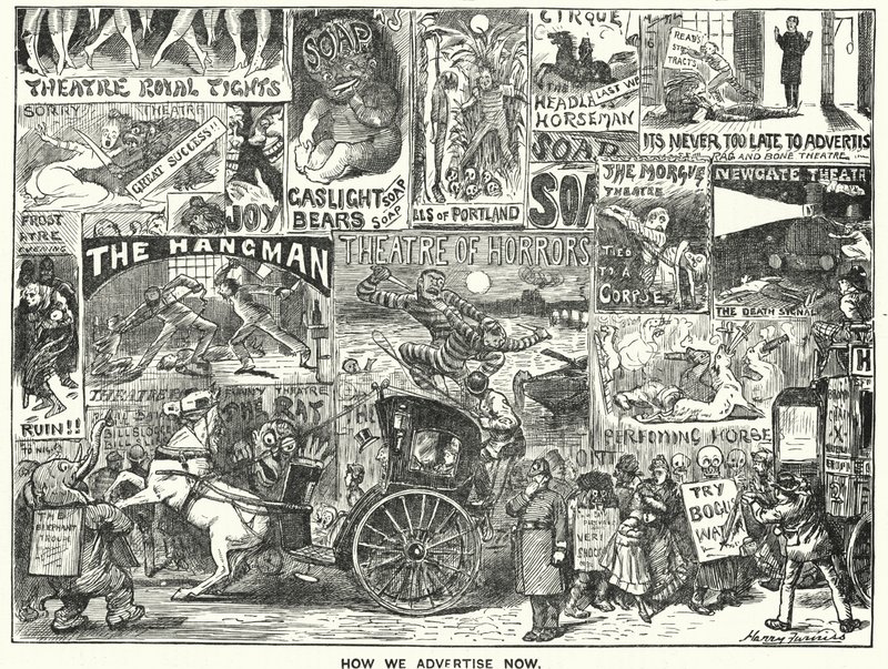 Wie wir jetzt werben (Stich) von Harry Furniss
