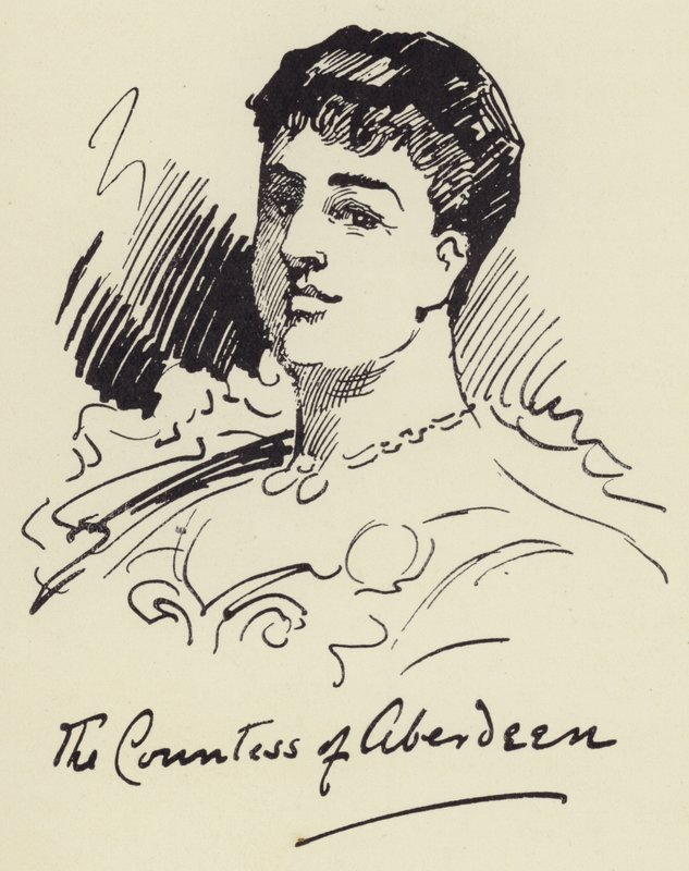 Die Gräfin von Aberdeen von Harry Furniss