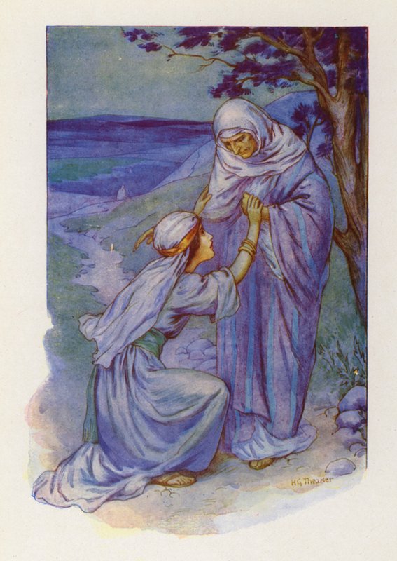 Ruth und Naomi von Harry George Theaker