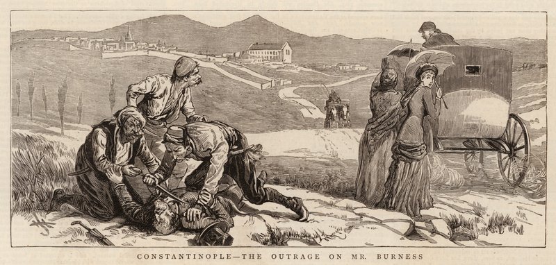 Konstantinopel, der Überfall auf Mr. Burness von Harry Hamilton Johnston