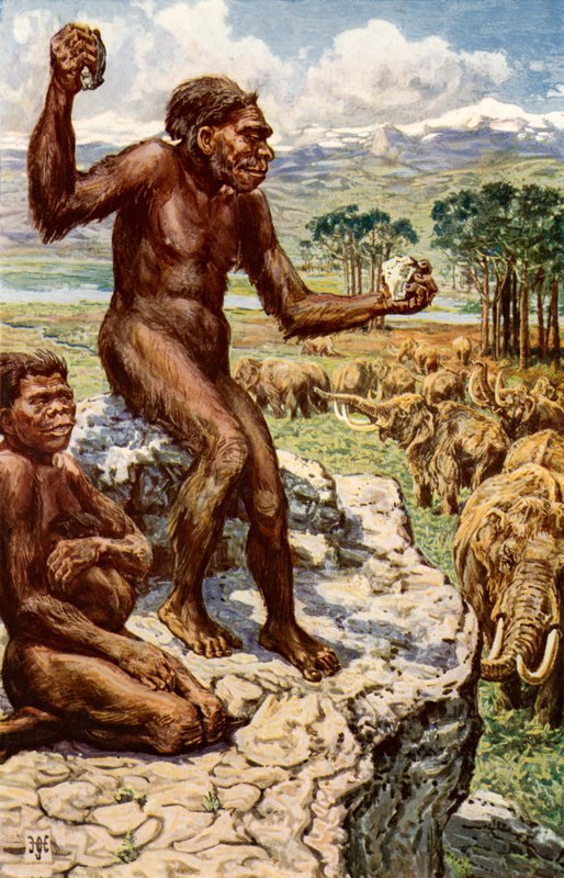 Neandertaler von Harry Hamilton Johnston